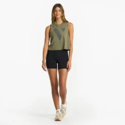 V1 Mod Tank | Olive Heather -Vuori Clothing Store VW984HTO 0923