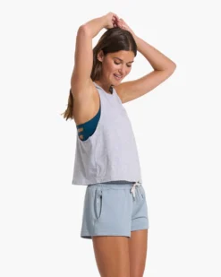 Investment Tank | Heather Grey -Vuori Clothing Store VW987HTG FA22 W ECOMM TOP 7286